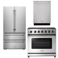 36 Gas Range Refrigerator Dishwasher K653
