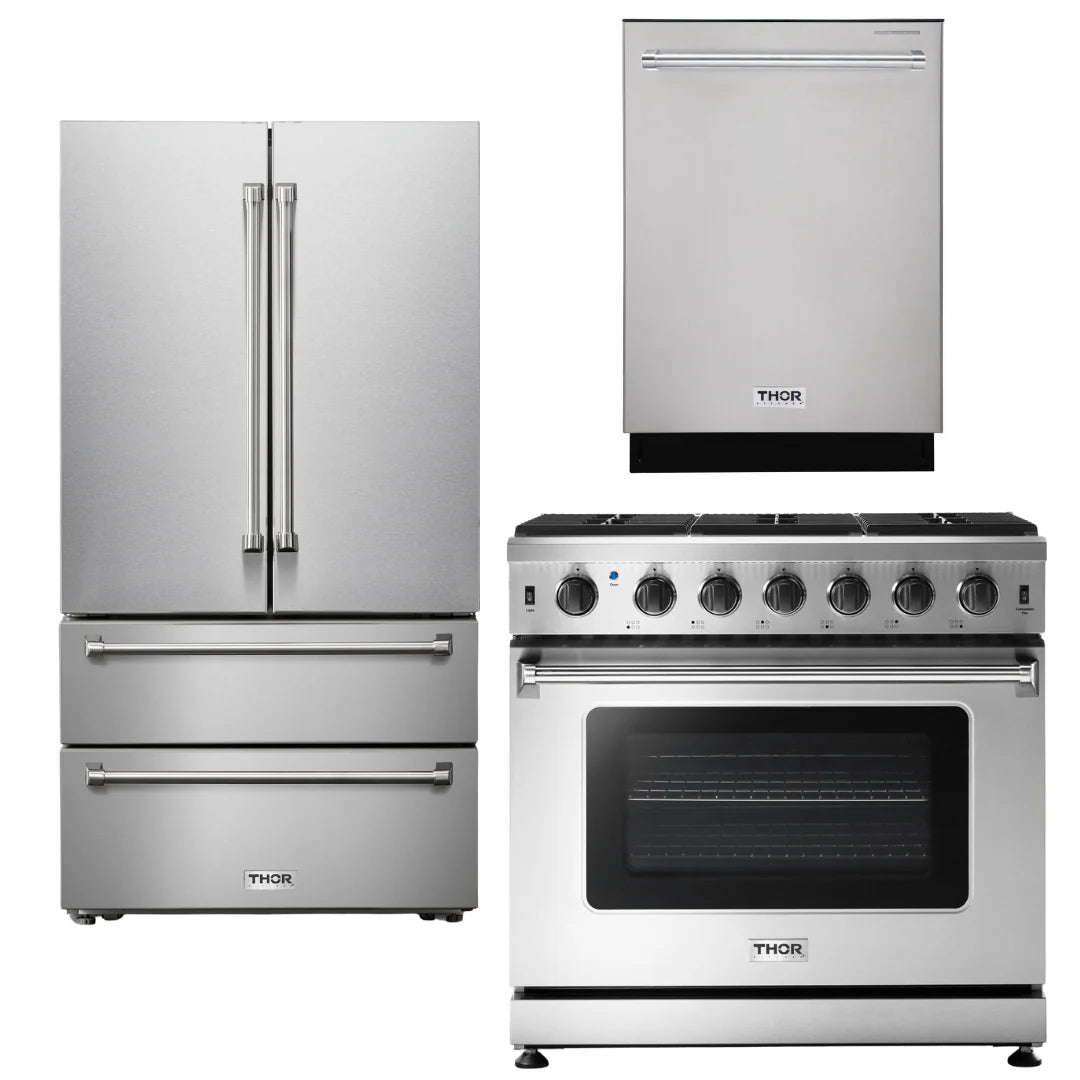 36 Gas Range Refrigerator Dishwasher K653
