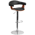 Black Walnut Adjustable Bar Stool Q7321