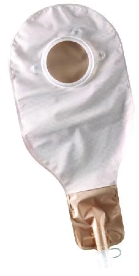 Filtered Colostomy Pouch Two-Piece System 14 Inch Length 2-3/4 Inch Flange Opaque Drainable 5 Count X613