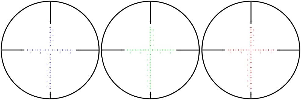6-24x50 Scope Red/Green/Blue Illuminated Reticle C768541