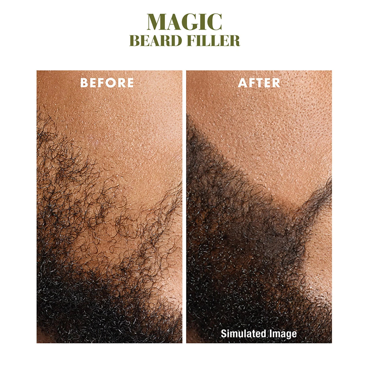 Natural Black Beard Filler X25610