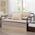 Striped Cotton Quilt Set Daybed Size 5-Piece K782089