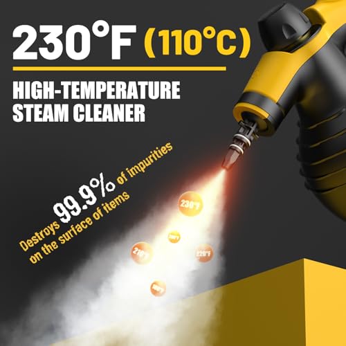 Pressurized Handheld Steam Cleaner with 10pcs Accessories A92370