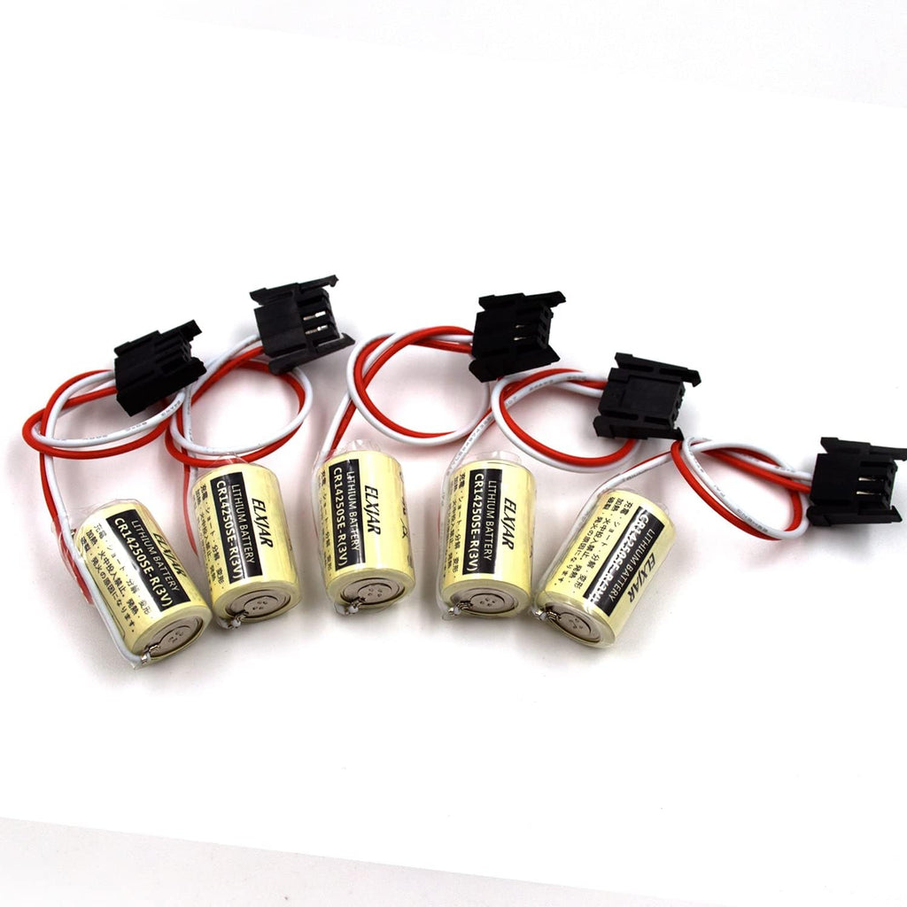 (5-Pack) 3V 1100mAh Replacement PLC Battery for SLC-500 Series Controls Pack of 2 Y261
