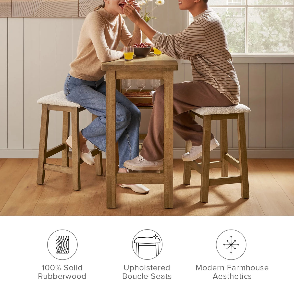 Bar Table Dining Table Set for 2 E7838