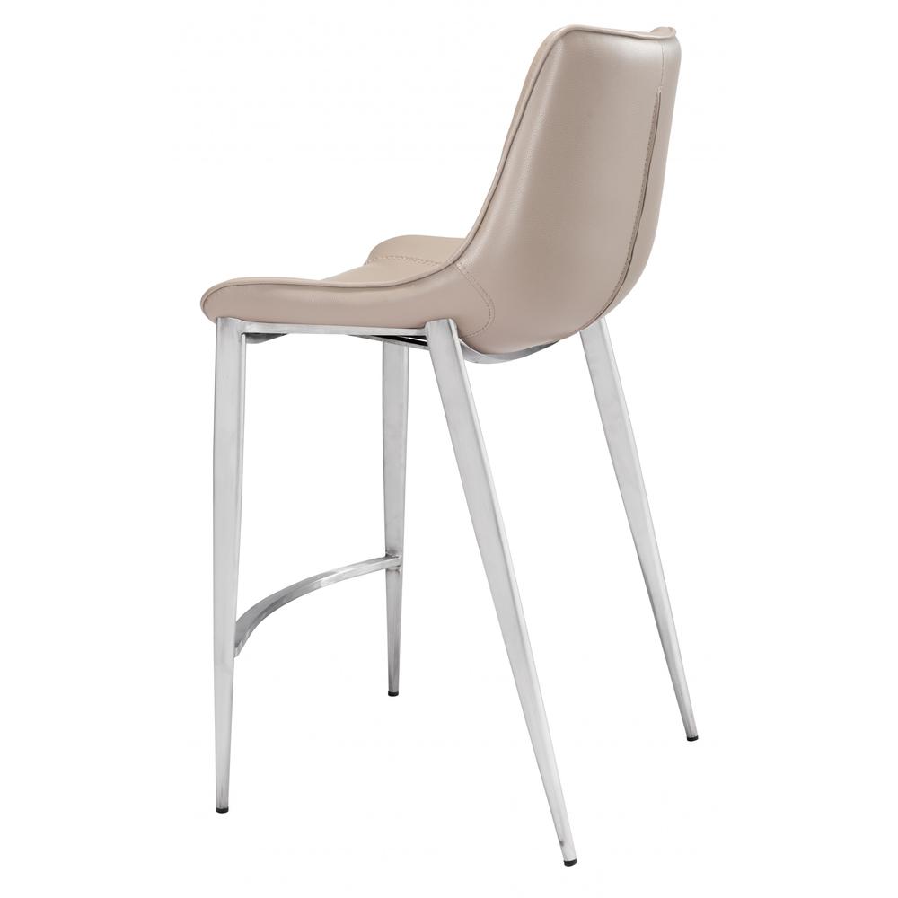 Gray Faux Leather Counter Chairs G968