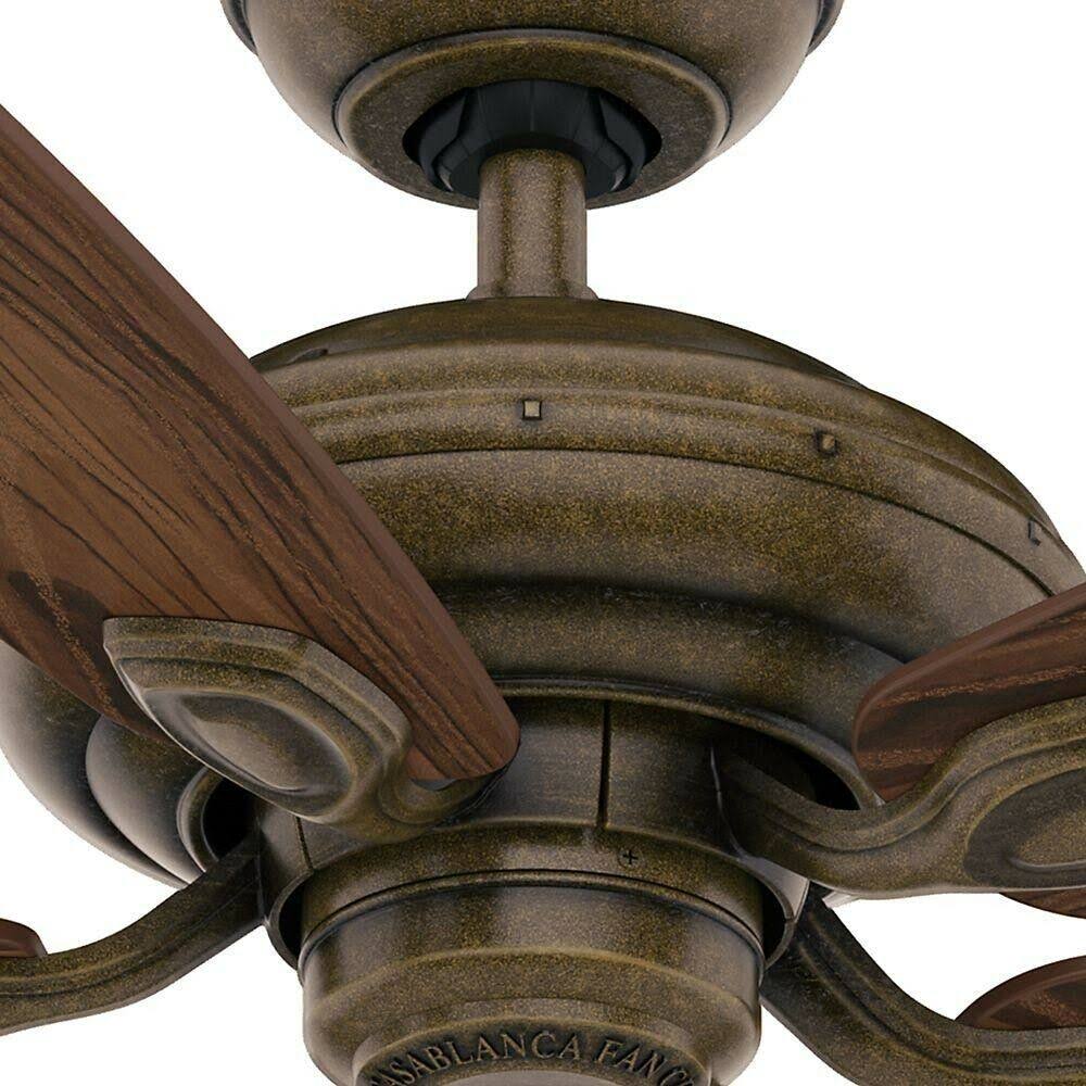 52x22 Ceiling Fan with Black Mahogany Blades R17395
