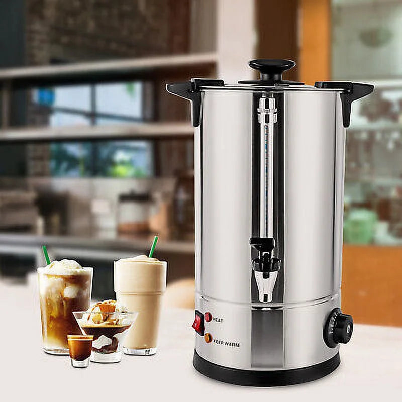10L Commercial Stainless Steel Hot Water Boiler Tea Urn O9683