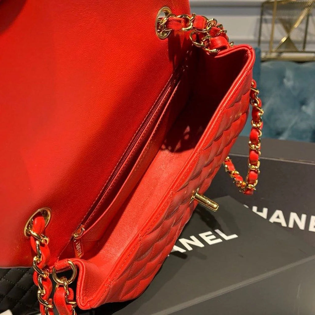 Red Mini Flap Shoulder and Crossbody Bag F393461