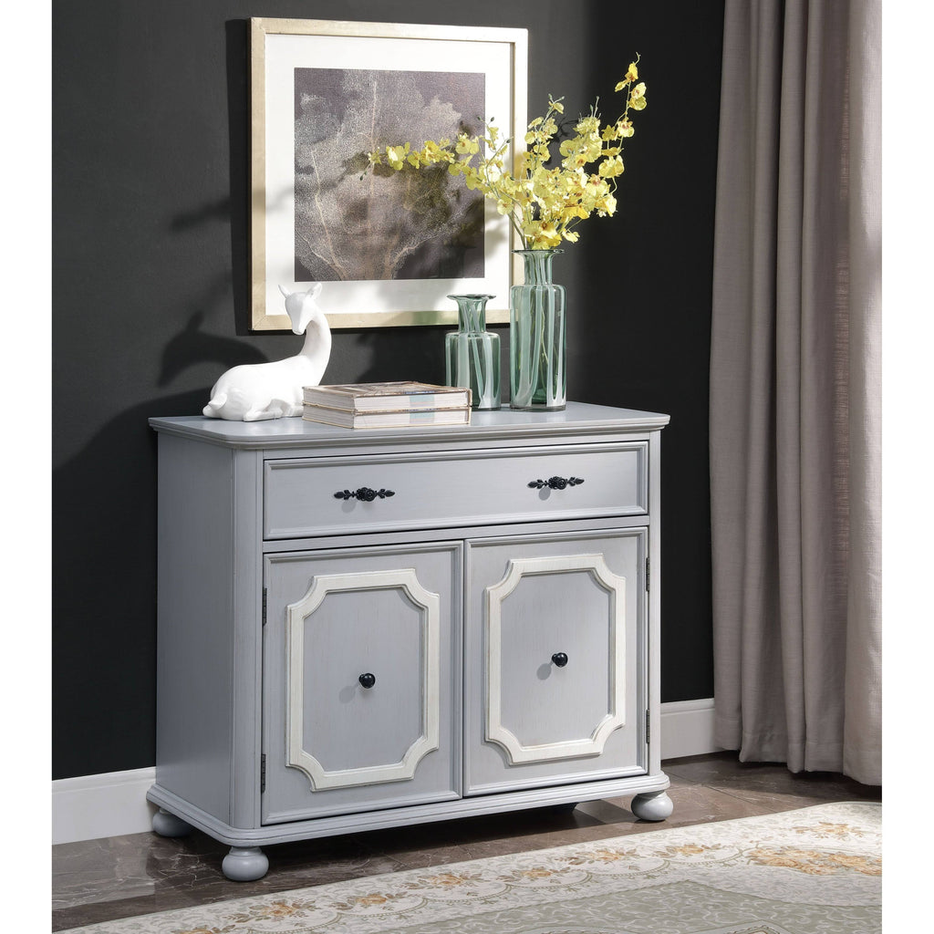 Gray Finish Cabinet R413