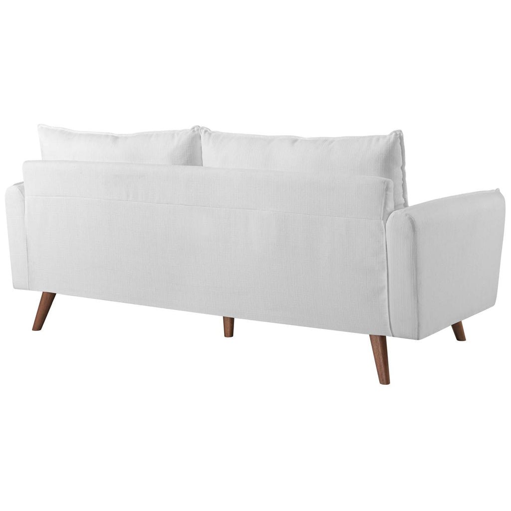White Fabric Sofa I5094