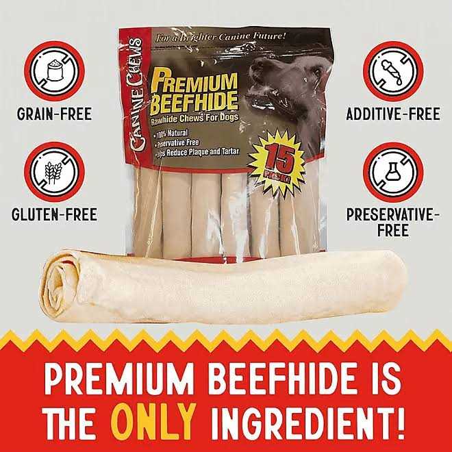 All-Natural Beef Hide Chews V315