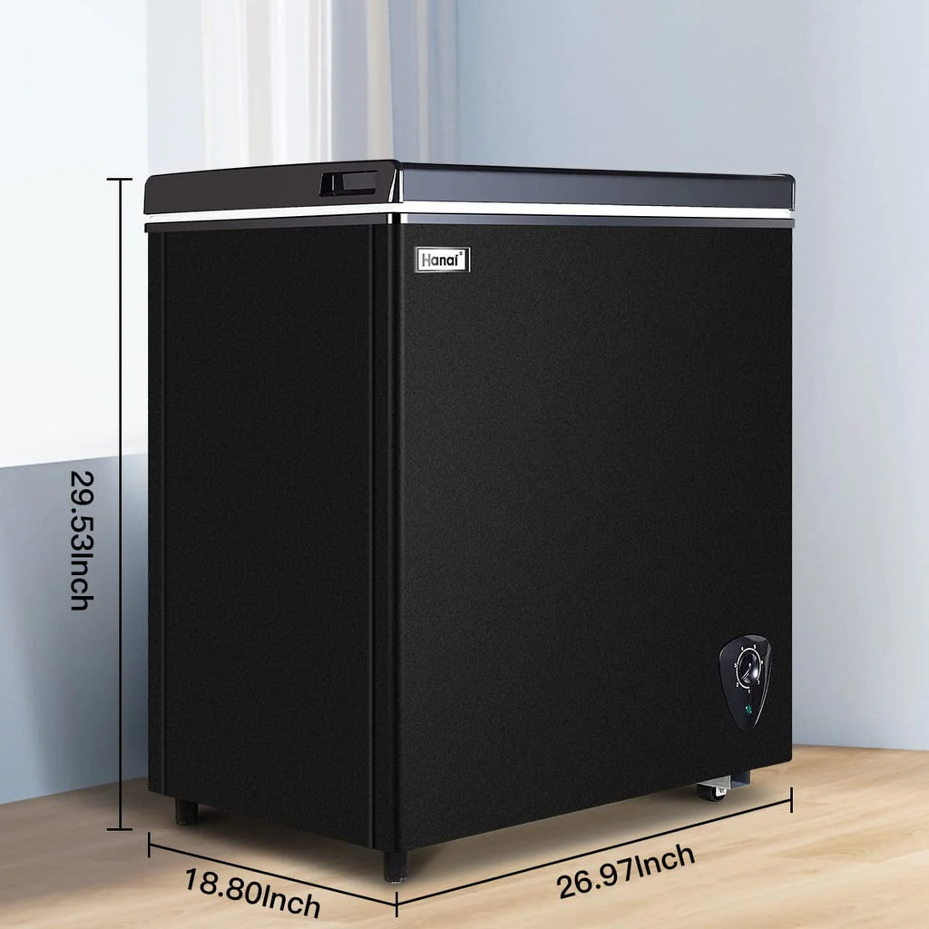 3.5 Cu ft Black Chest Freezer D5317