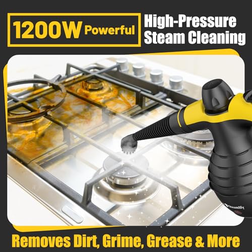 Pressurized Handheld Steam Cleaner with 10pcs Accessories A92370