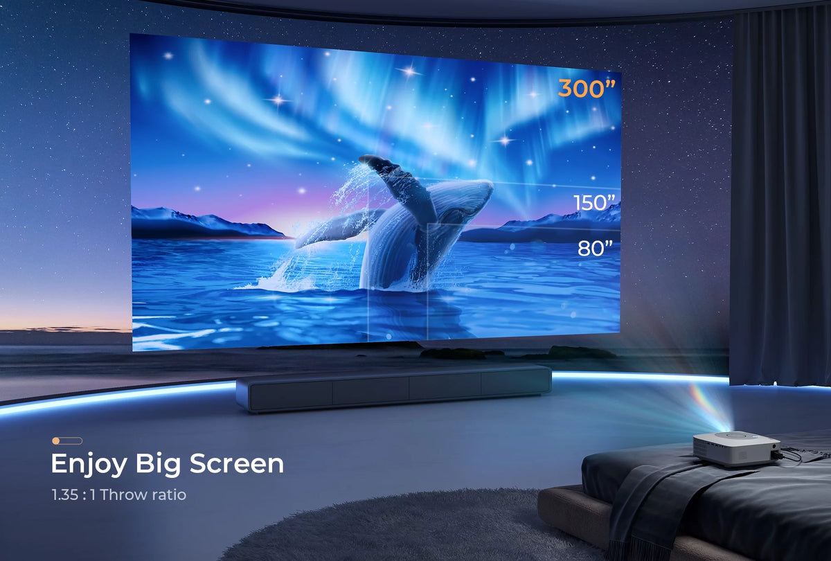 Native 1080P 5G WiFi Projector R605