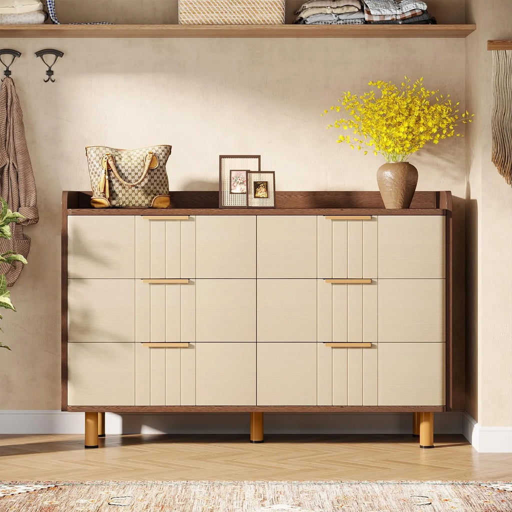 6 Drawer Wood Dresser U77302
