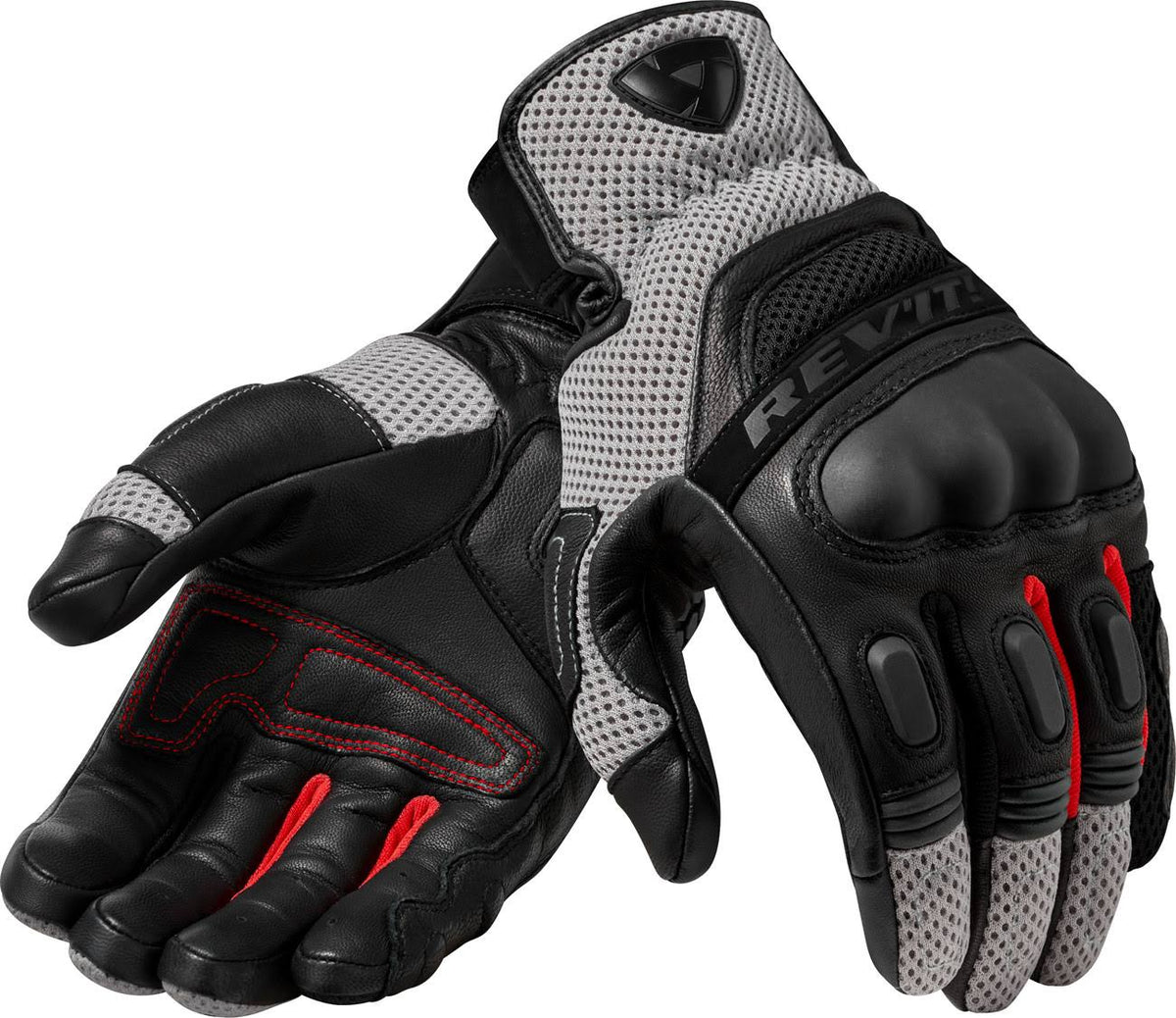Black Red Motorcycle Gloves G152