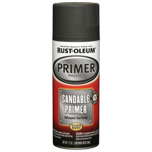 Black Sandable Primer Spray Paint Q2281