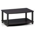 Wood Elevated TV Stand up to 25 in Walnut E8605