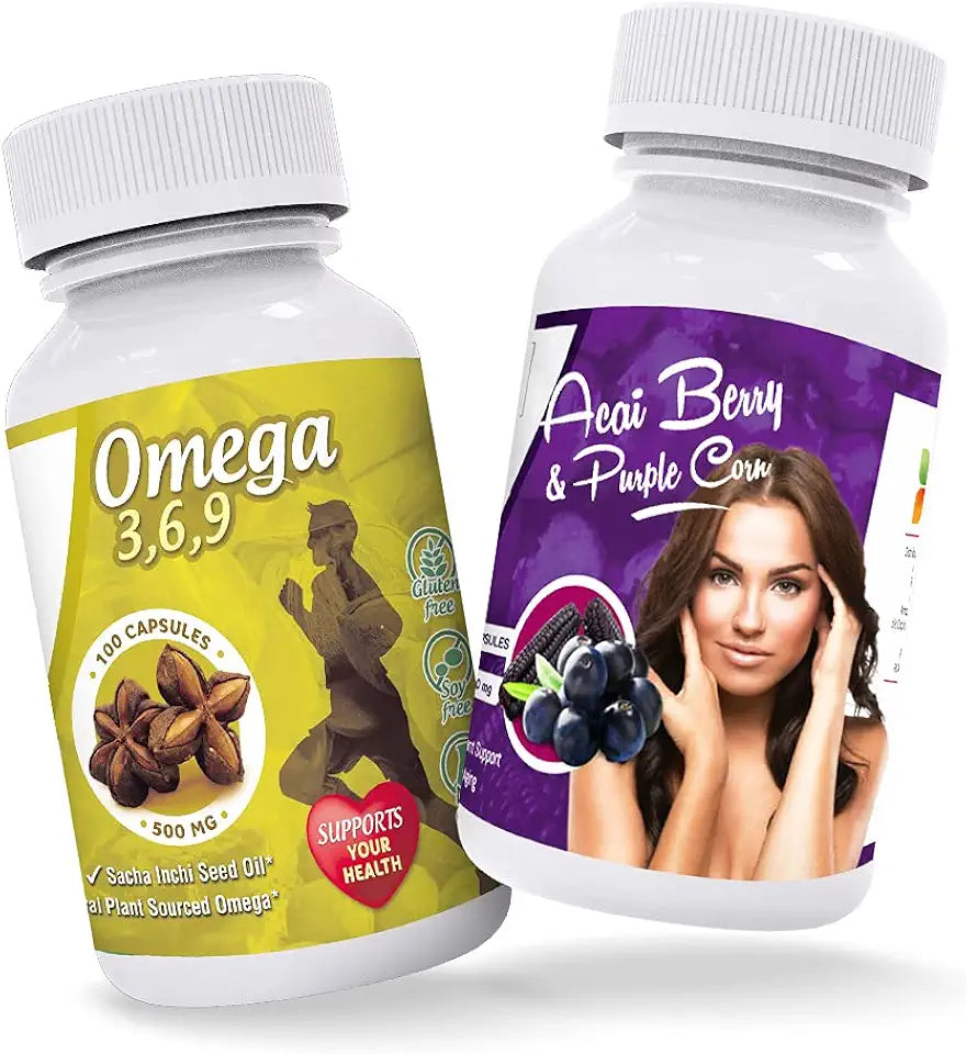 Acai Berry Supplement & Purple Corn 200 Capsules P233