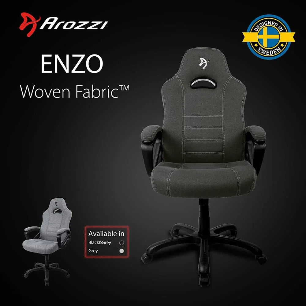 Dark Grey Ergonomic Woven Fabric Gaming Office Chair F861644