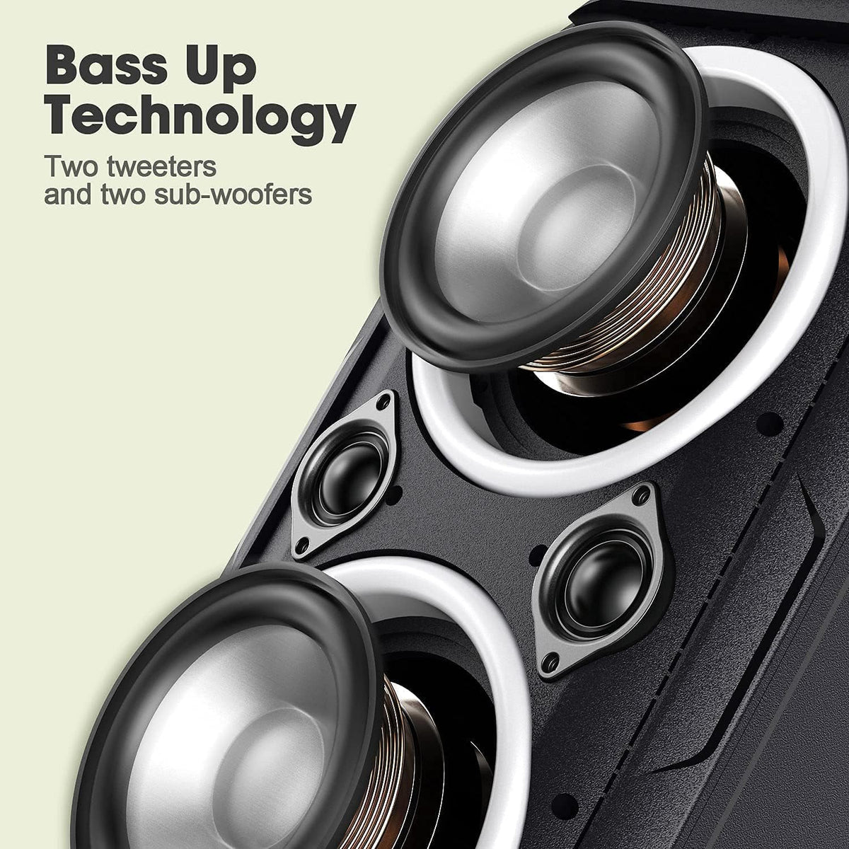 80W Bluetooth Speaker with LED Lights X9739
