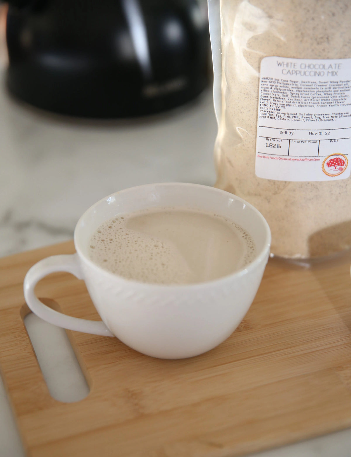 White Chocolate Instant Cappuccino Mix 2 Pound Bag N1811