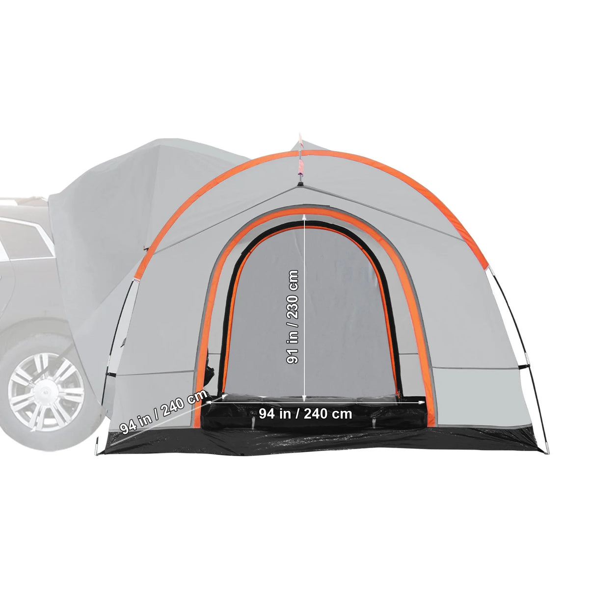 Waterproof SUV Camping Tent with Rainfly Carry Bag V376