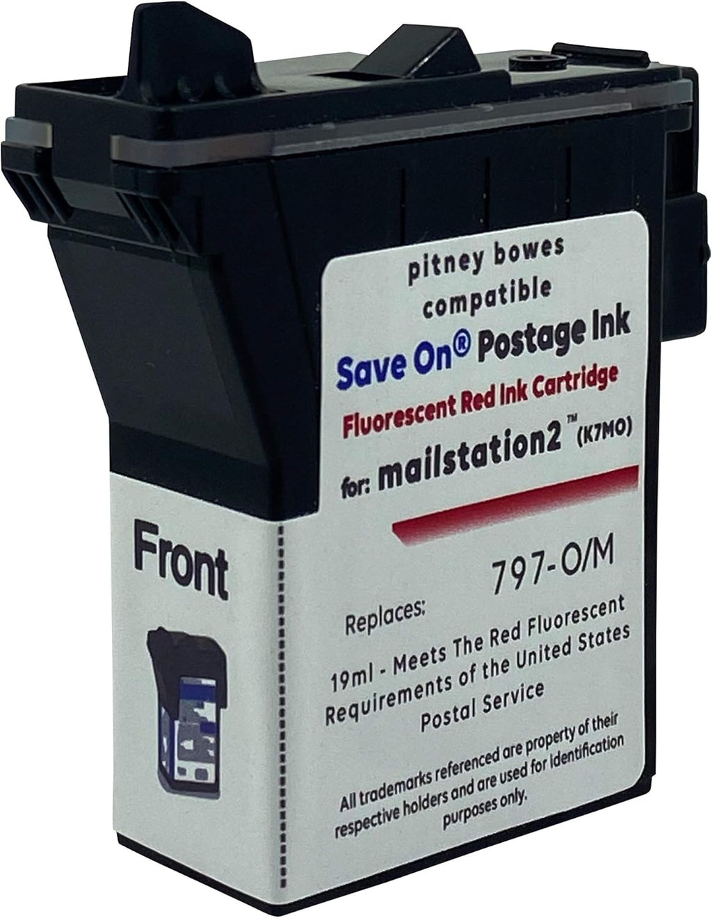 Red Fluorescent Ink Cartridge for Postage Meter P407