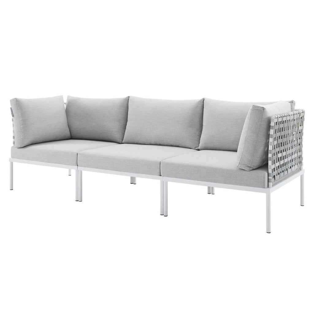 Grey Aluminum Outdoor Sofa P36554