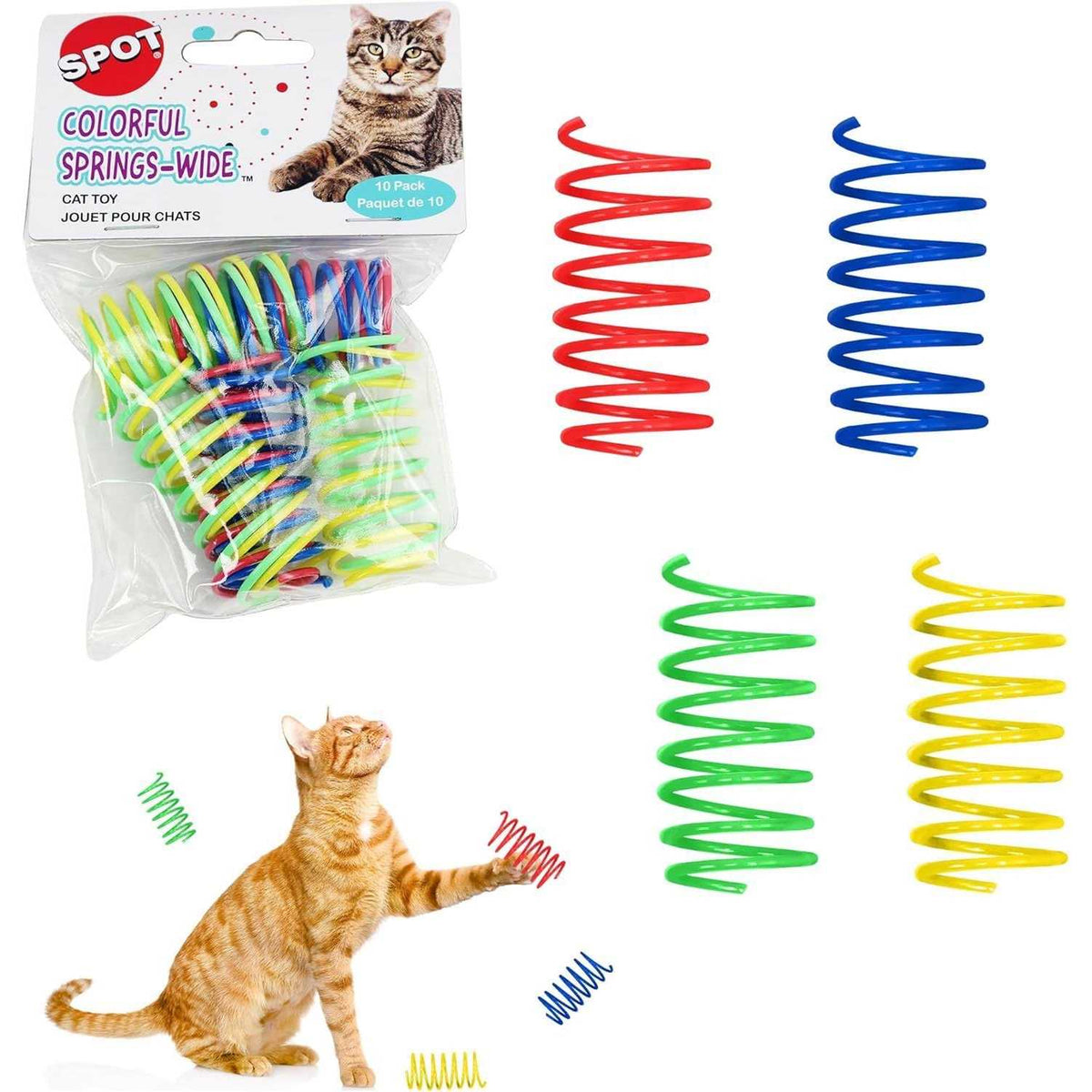 Colorful Springs Cat Toy S416091