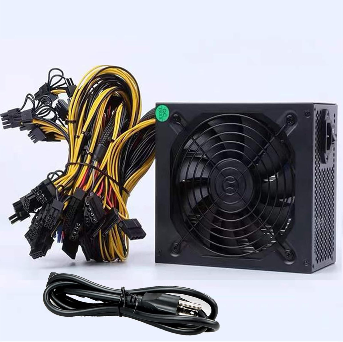 2000W ATX PC Power Supply for 8 GPUs (Black) Y42434