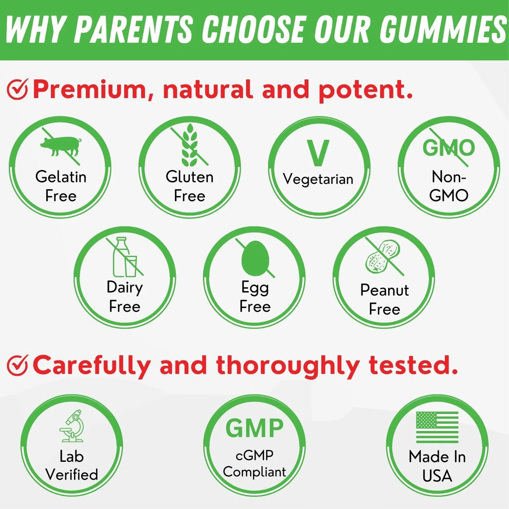 Halal Gummy Vitamins for Kids 90 Gummies Vegetarian Gluten Gelatin Peanut Dairy Free E94291