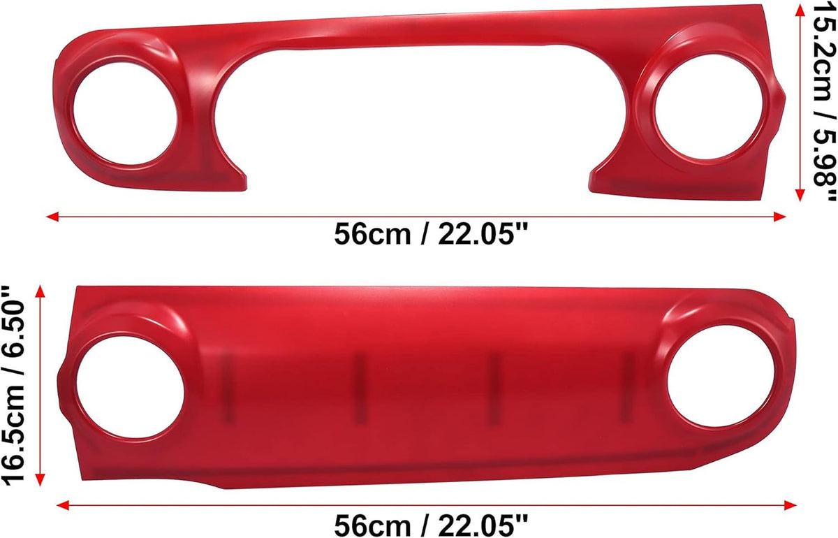 Car Dashboard Decorative Cover Trim Panel Decor Kit Pack of 2 K626