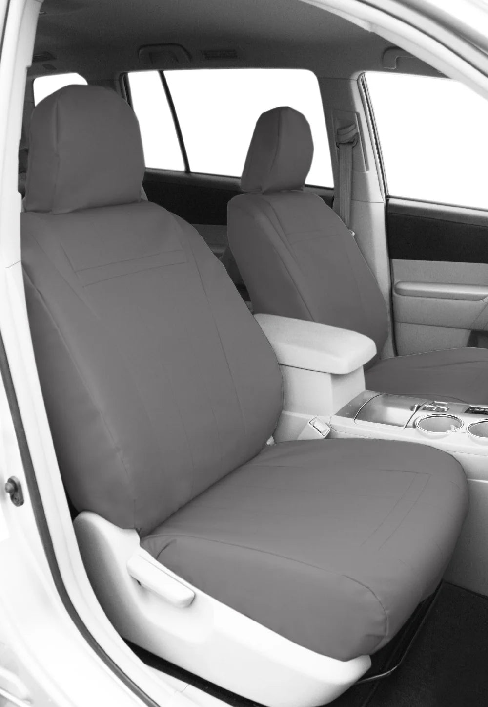 Light Grey Front Buckets Seat Covers B5152