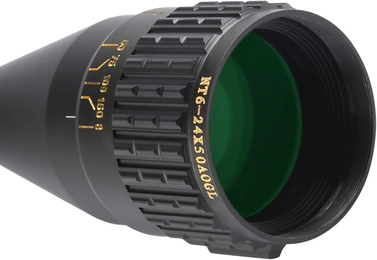 6-24x50 Scope Red/Green/Blue Illuminated Reticle C768541