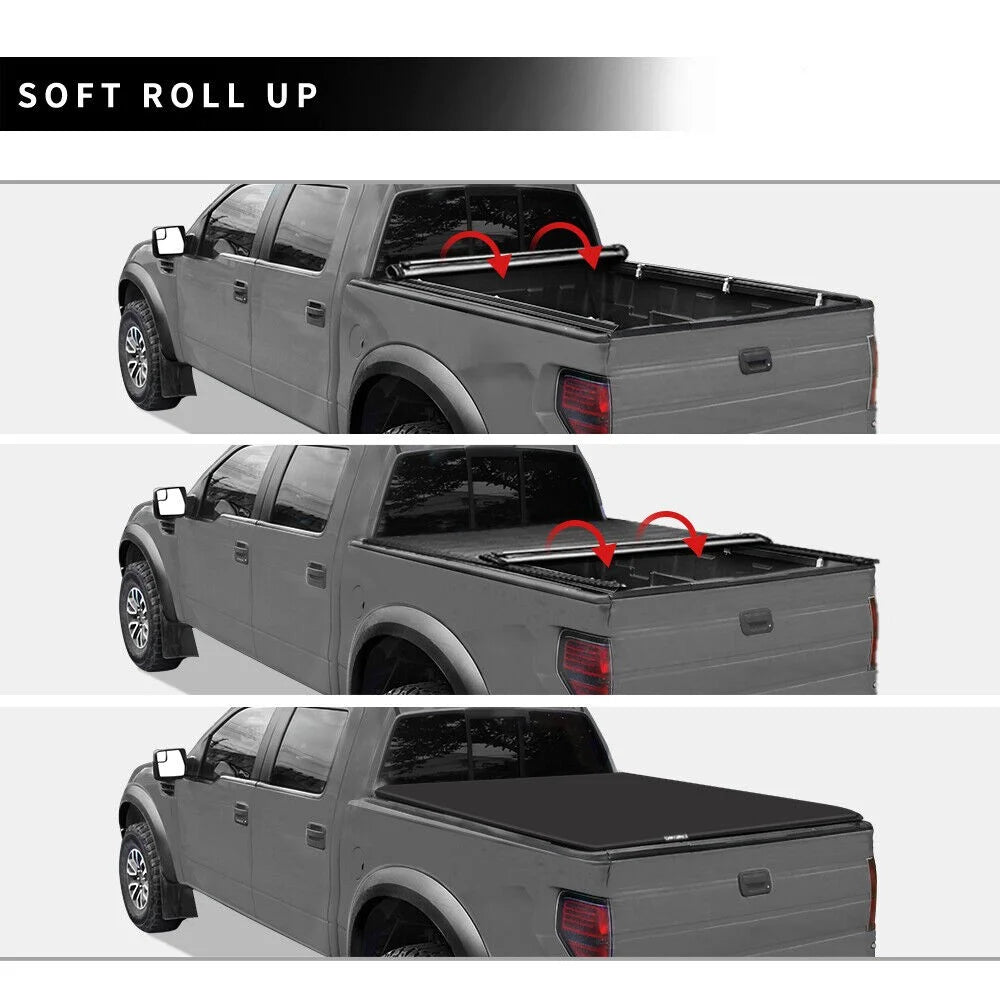 Soft Roll Up Bed Tonneau Cover D260