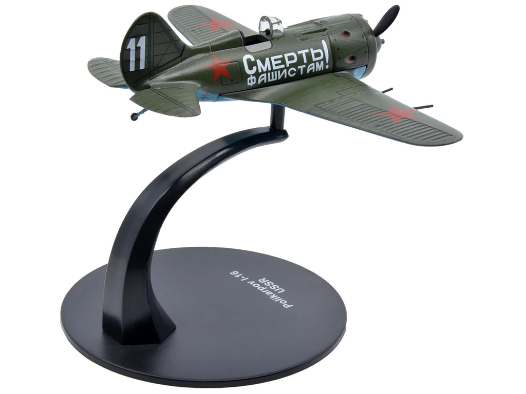 Polikarpov I-16 Fighter Plane 1 by 72 Scale Diecast Model A3700