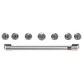 Gas Range Handle and Knob Kit in Brushed Stainless B719631