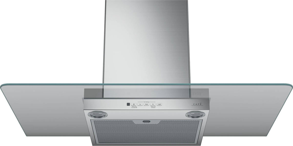 36x22 Wall-Mount Glass Canopy Chimney Hood I9483