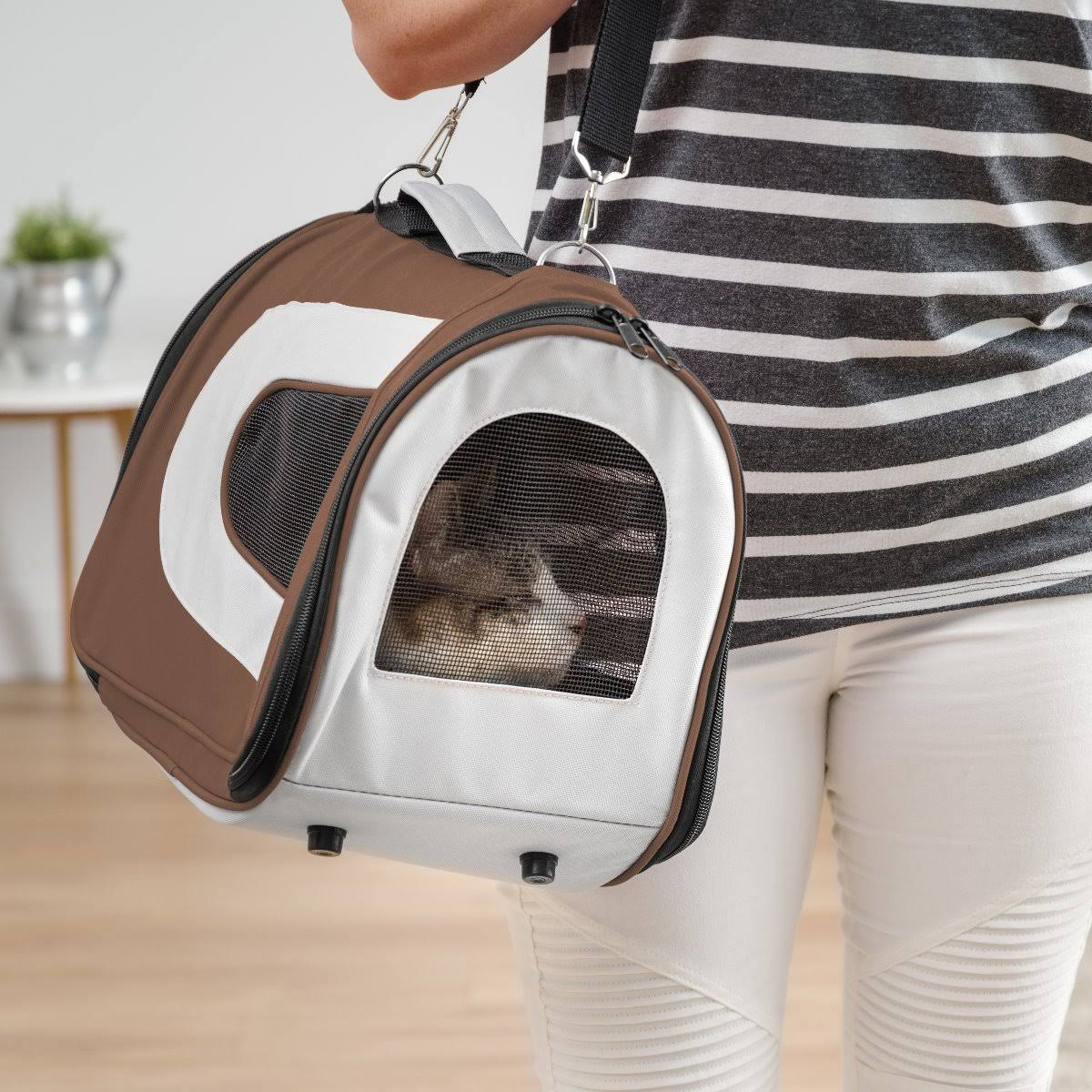 Brown Soft Sided Carrier A7650
