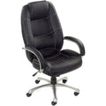 Black Leather High Back Office Chair B247